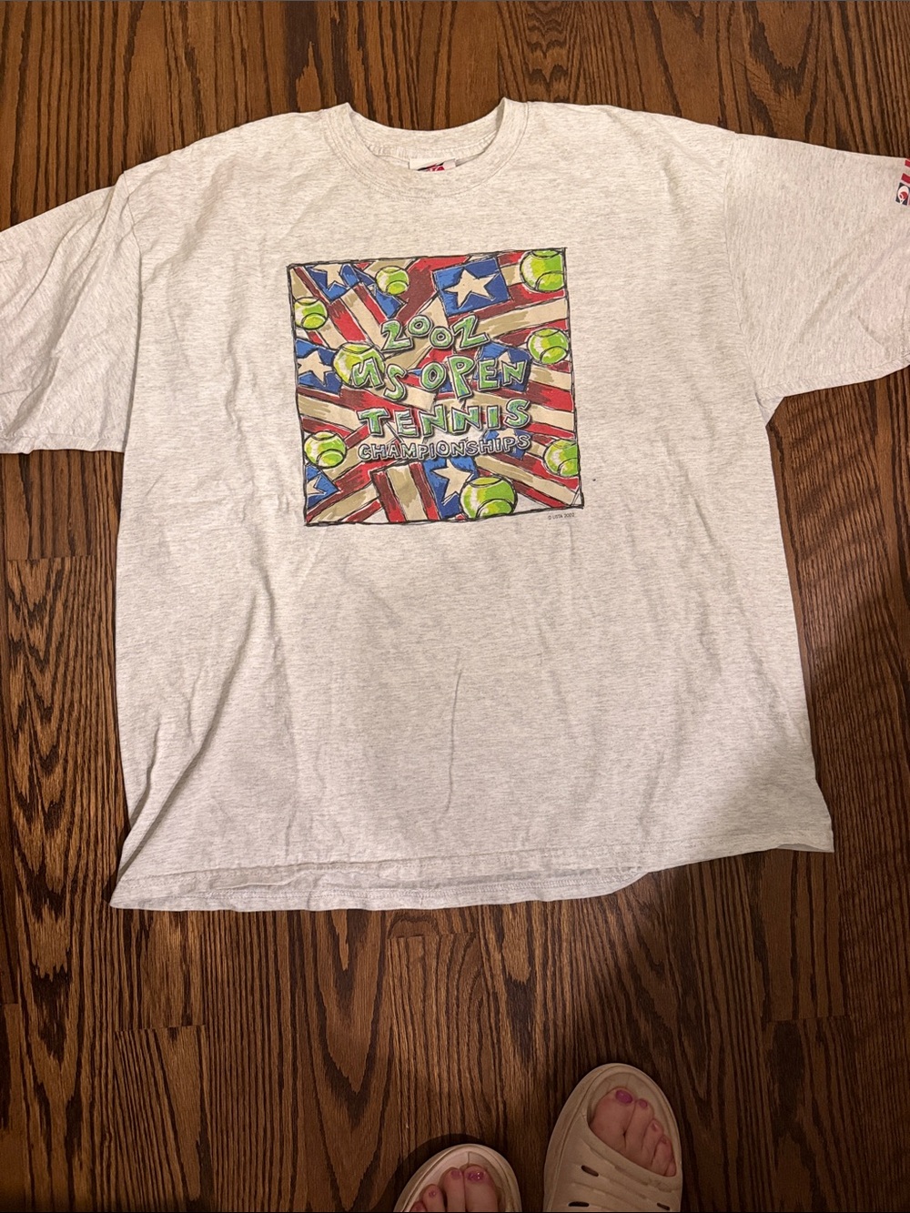US Open Tennis Graphic Tee - Light Gray